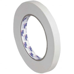 Tape Logic - Pack of (12), 60 Yd Rolls 1/2" Tan Crepe Paper Masking Tape - Eagle Tool & Supply
