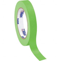 Tape Logic - Pack of (12), 60 Yd Rolls 3/4" Light Green Crepe Paper Masking Tape - Eagle Tool & Supply