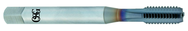 M12 x 1.75 Dia. - D6 - 4 FL - VC10 - TiCN - Bottoming Straight Flute Tap - Eagle Tool & Supply