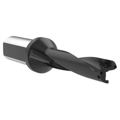 Allied Machine and Engineering - 2-1/2" Max Drill Depth, 4xD, 15.88mm Diam, Indexable Insert Drill - Eagle Tool & Supply