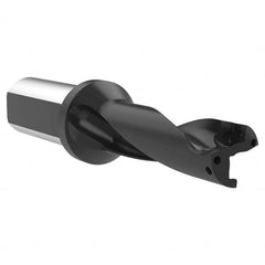 Allied Machine and Engineering - 2.48" Max Drill Depth, 3xD, 21mm Diam, Indexable Insert Drill - Eagle Tool & Supply