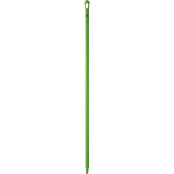 Vikan - 59 x 1-1/4" Polypropylene Squeegee Handle - European Threaded Connection, Green - Eagle Tool & Supply
