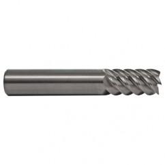 7/8 TuffCut SS 6 Fl High Helix Non-Center Cutting End Mill - Eagle Tool & Supply