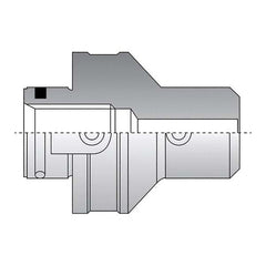 Allied Machine and Engineering - 28mm Diam Radial Clamp Cylindrical Shank Adapter Modular Reamer Body - Eagle Tool & Supply