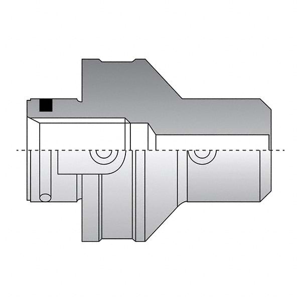 Allied Machine and Engineering - 25mm Diam Radial Clamp Cylindrical Shank Adapter Modular Reamer Body - Eagle Tool & Supply