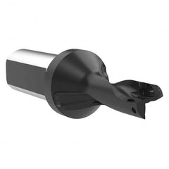 Allied Machine and Engineering - 0.945" Max Drill Depth, 2xD, 12mm Diam, Indexable Insert Drill - Eagle Tool & Supply