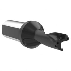 Allied Machine and Engineering - 1.417" Max Drill Depth, 2xD, 18mm Diam, Indexable Insert Drill - Eagle Tool & Supply