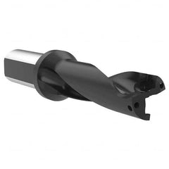 Allied Machine and Engineering - 2-5/8" Max Drill Depth, 3xD, 22.22mm Diam, Indexable Insert Drill - Eagle Tool & Supply