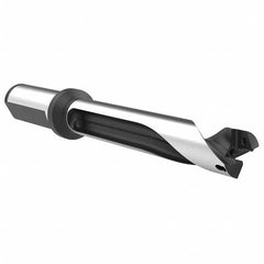 Allied Machine and Engineering - 17mm to 18mm Diam 5xD 89.9mm Max Depth Straight Flute Spade Drill - Eagle Tool & Supply