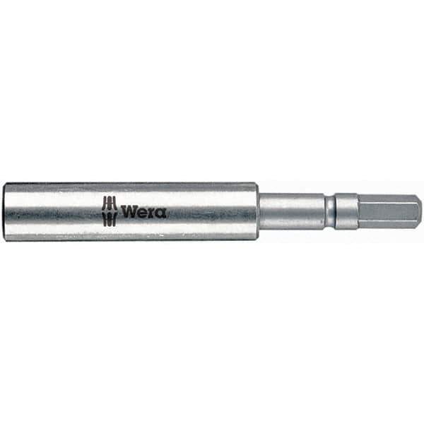 Wera - 1/4" Bit Holder - 1/4" Drive, 3-3/4" OAL - Eagle Tool & Supply