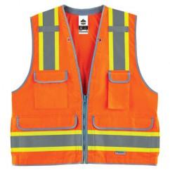8254HDZ 2/3XL ORG HD SURVEYORS VEST - Eagle Tool & Supply
