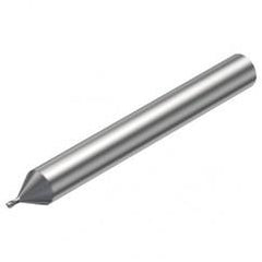 R216.32-00530-AE05G 1620 0.5mm 2 FL Solid Carbide End Mill - Corner Radius w/Cylindrical Shank - Eagle Tool & Supply