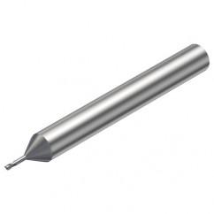 R216.32-00830-AJ08G 1620 0.8mm 2 FL Solid Carbide End Mill - Corner Radius w/Cylindrical Shank - Eagle Tool & Supply