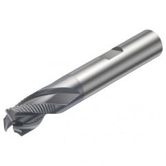 R216.33-06030-BS07K 1640 6mm 3 FL Solid Carbide End Mill - Corner chamfer w/Weldon Shank - Eagle Tool & Supply