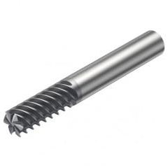 R215.36-16060-AC32L 1620 16mm 6 FL Solid Carbide End Mill - Corner Radius w/Cylindrical Shank - Eagle Tool & Supply