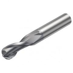 R216.42-08030-AC16G 1610 8mm 2 FL Solid Carbide Ball Nose End Mill w/Cylindrical Shank - Eagle Tool & Supply