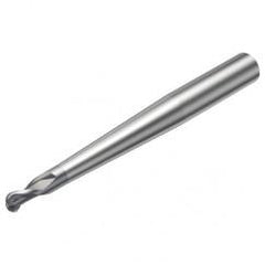 R216.42-10030-AP10G 1620 10mm 2 FL Solid Carbide Ball Nose End Mill w/Cylindrical Shank - Eagle Tool & Supply