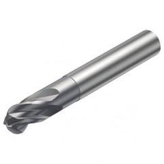 R216.44-12030-AI12G 1610 12mm 4 FL Solid Carbide Ball Nose End Mill w/Cylindrical Shank - Eagle Tool & Supply