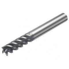 RA216.24-2450AAK12P 1630 9.525mm 4 FL Solid Carbide End Mill - Corner Radius w/Cylindrical Shank - Eagle Tool & Supply