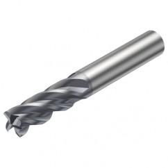 1P240-0400-XA 1630 4mm FL Straight Center Cut w/Cylindrical Shank - Eagle Tool & Supply
