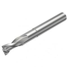 2P120-0300-NC H10F 3mm FL Straight Center Cut w/Cylindrical with Neck Shank - Eagle Tool & Supply