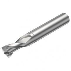 2P121-0300-NC H10F 3mm FL Straight Center Cut w/Cylindrical with Neck Shank - Eagle Tool & Supply