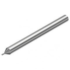 2P211-0100-PC 1620 1mm FL Straight Center Cut w/Cylindrical with Neck Shank - Eagle Tool & Supply
