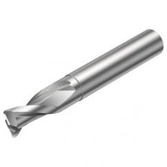 2S220-0600-100-NC H10F 6mm FL Straight Corner Radius Center Cut w/Cylindrical with Neck Shank - Eagle Tool & Supply