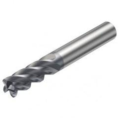 2S340-0500-100-MA 1640 5mm 4 FL Straight Corner Radius Center Cut w/Cylindrical Shank - Eagle Tool & Supply