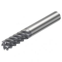 R215.34-03050-AC08L 1620 3mm 4 FL Solid Carbide End Mill - Corner Radius w/Cylindrical Shank - Eagle Tool & Supply