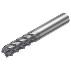 R215.H4-12050DAC04H 1610 12mm 4 FL Solid Carbide high feed End Mill w/Cylindrical Shank - Eagle Tool & Supply