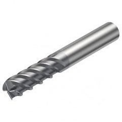 R215.H4-06050BAC03P 1620 6mm 4 FL Solid Carbide high feed End Mill w/Cylindrical Shank - Eagle Tool & Supply