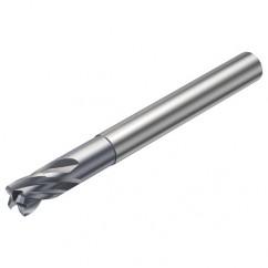 R216.24-12030BAJ12G 1610 12mm 4 FL Solid Carbide End Mill - Corner Radius w/Cylindrical Shank - Eagle Tool & Supply