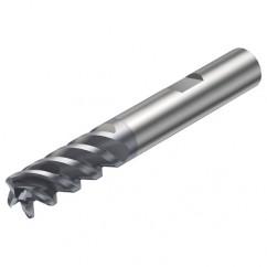 R216.24-08050EBC19P 1630 8mm 4 FL Solid Carbide End Mill - Corner Radius w/Weldon Shank - Eagle Tool & Supply