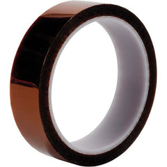 3M - 36 Yd x 1" Amber Polyimide Film Tape - Eagle Tool & Supply
