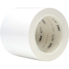 3M - 36 Yd x 48" White Vinyl Film Tape - Eagle Tool & Supply