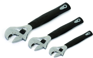 3 Piece Ratcheting Adjustable Wrench Set - Eagle Tool & Supply