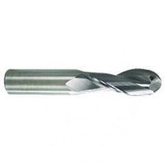 1/4 TuffCut AL 2 Fl Ctr Cut Ball Al End Mill - Eagle Tool & Supply