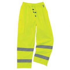 8915 M LIME SUP CLASS E RAIN PANTS - Eagle Tool & Supply