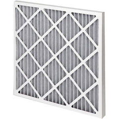 Pleated Air Filter: 12 x 24 x 4″, MERV 10, Carbon Synthetic, Beverage Board Frame, 1,250 CFM