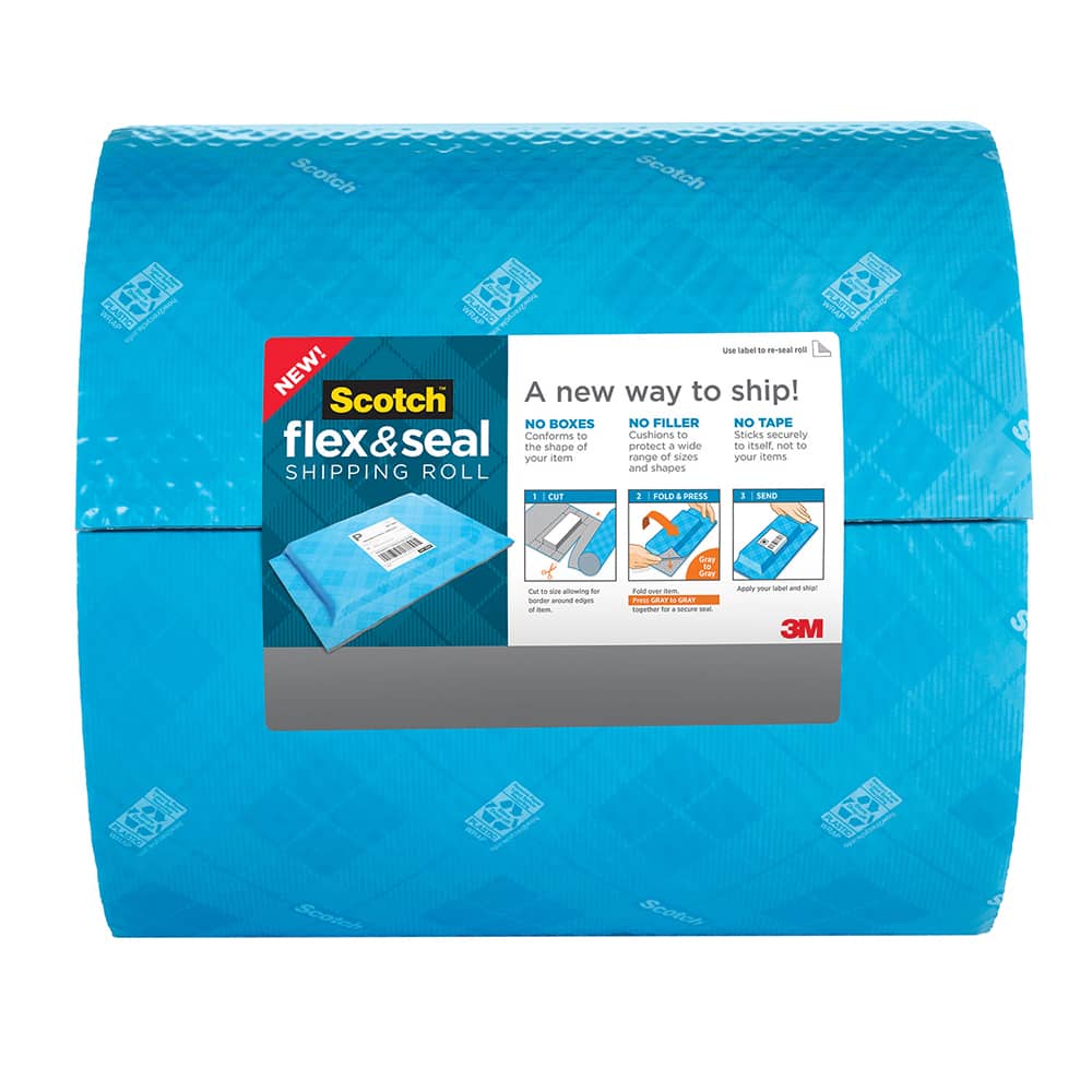 3M - Mailers, Sheets & Envelopes Type: Flex & Seal Shipping Style: Self Adhesive - Eagle Tool & Supply