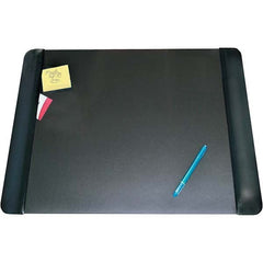 Artistic - Desktop File Organizers Type: Desk Pad Color: Black - Eagle Tool & Supply