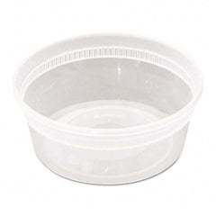 Pactiv - DELItainer Microwavable Combo, Clear, 8 oz, 1.13 x 2.8 x 1.33, 240/Carton - Eagle Tool & Supply
