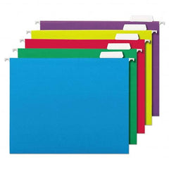 UNIVERSAL - File Folders, Expansion Folders & Hanging Files Folder/File Type: Hanging File Folder Color: Multi-Color - Eagle Tool & Supply