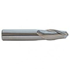 3/16 TuffCut GP Standard Length 2 Fl Ball Nose TiAlN Coated Center Cutting End Mill - Eagle Tool & Supply