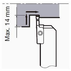 CGWSR2525-FLR3GP Grooving Tool - Eagle Tool & Supply