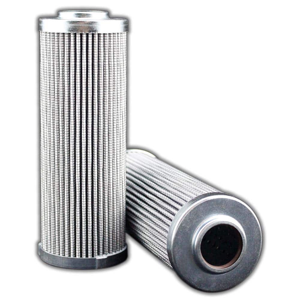 Replacement/Interchange Hydraulic Filter Element: Microglass, 10  µ