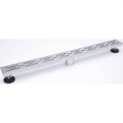 B&K Mueller - Drain Components Type: Flat Grid Drain System Includes: Adapter Coupling; Hook; Strainer - Eagle Tool & Supply