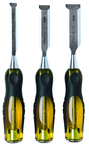 STANLEY® FATMAX® 3 Piece Short Blade Wood Chisel Set - Eagle Tool & Supply