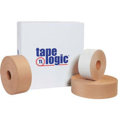 Tape Logic - Pack of (10) 450' Rolls 3" White Water Activated Adhesive Packaging Tape - Eagle Tool & Supply